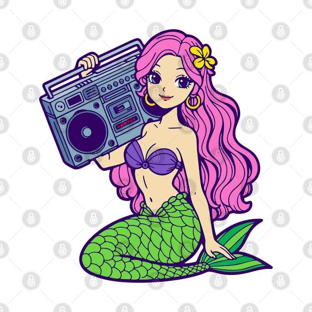 Mermaid Radio by DavesTees