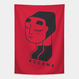 Not a traditional Kodama spirit, a ghost with onna men mask Tapestry