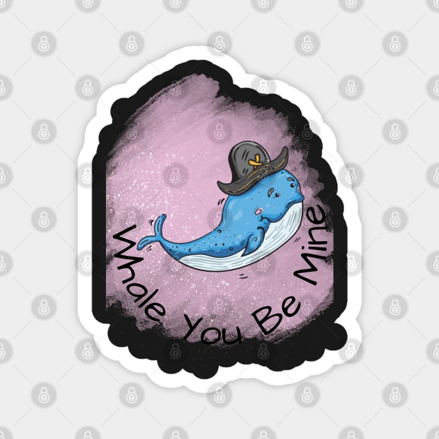 Whale You Be Mine Magnet by Clouth Clothing 