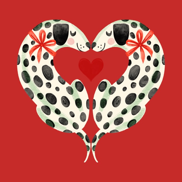 Dalmatians in Love by Rebelform