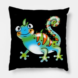 funny lizard Pillow