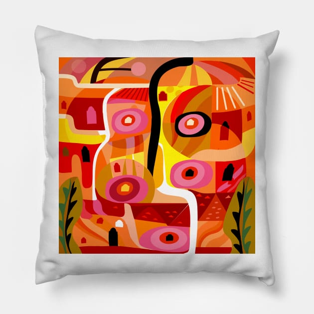 Drive Across Silverlake Pillow by charker