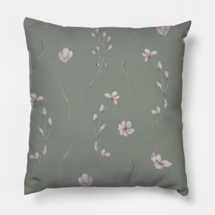 Delicate Flower Pattern Pillow