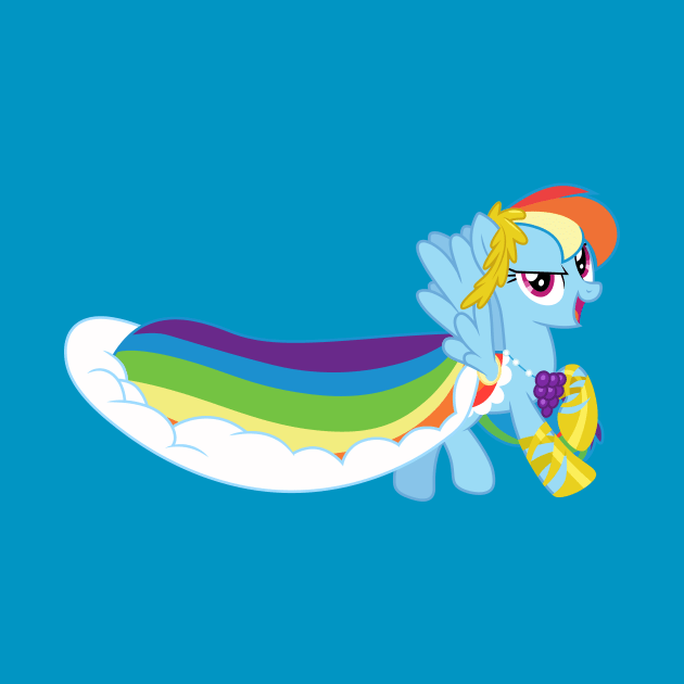 Flying Gala Rainbow Dash 2 by CloudyGlow