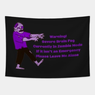 Brain Fog Zombie Tapestry