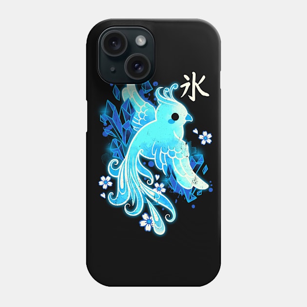 Ice phoenix kawaii Phone Case by NemiMakeit