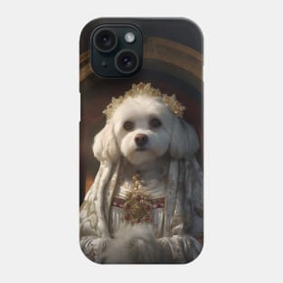 Elegant Maltese - Ancient Roman Woman Phone Case