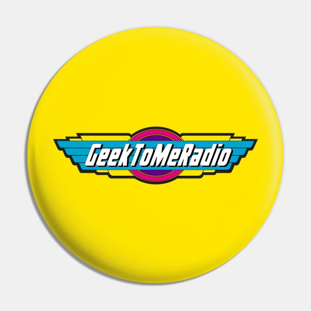 Geek to Me Radio Wings Logo Pin by Geek To Me Radio