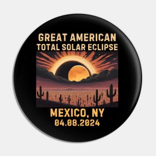 Total Solar Eclipse 2024 USA April 8 2024, Mexico, NY Pin