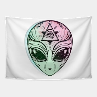 Alien Conspiracy Tapestry