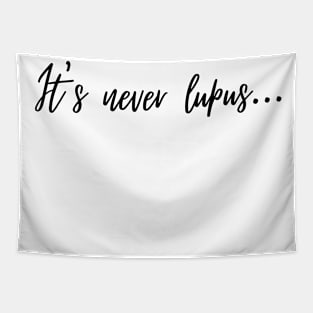 It's never lupus Tapestry