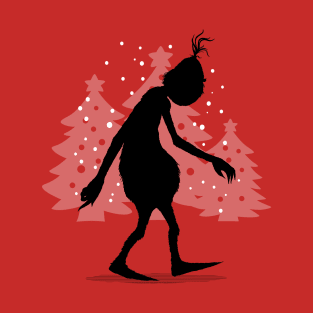 Christmas Bigfoot Winter Funny Parody T-Shirt