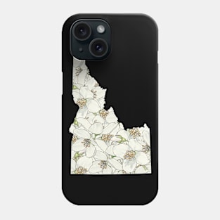 Idaho in Flowers Phone Case