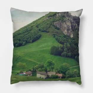 Italy sightseeing trip photography from city scape Milano Bergamo Lecco Pillow