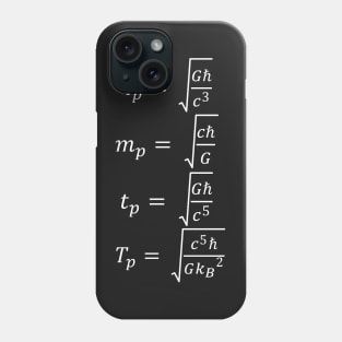 Planck Units, The Limits Of The Universe Phone Case