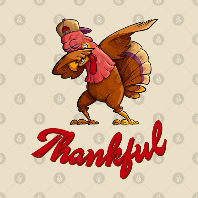 Thankful Dabbing Turkey by TipsyCurator