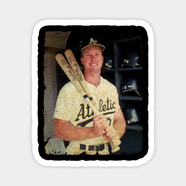 Mark McGwire - Oakland Athletics, 1992 Magnet by SOEKAMPTI