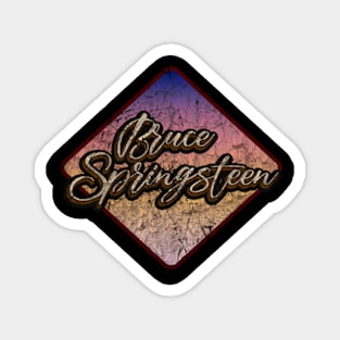 Bruce Springsteen vintage design on top Magnet