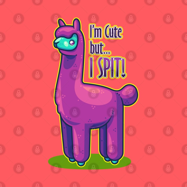 Cute Alpaca Spit by ArtisticDyslexia