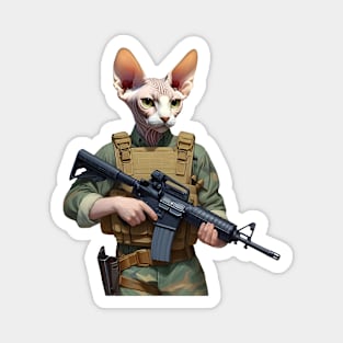 Tactical Cat Magnet