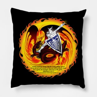 Dragon Slayer1 Pillow