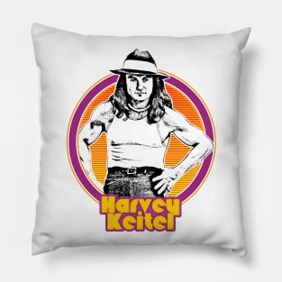 Retro Style Harvey Keitel Fan Art Design Pillow