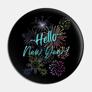 Hello New Year! Pin