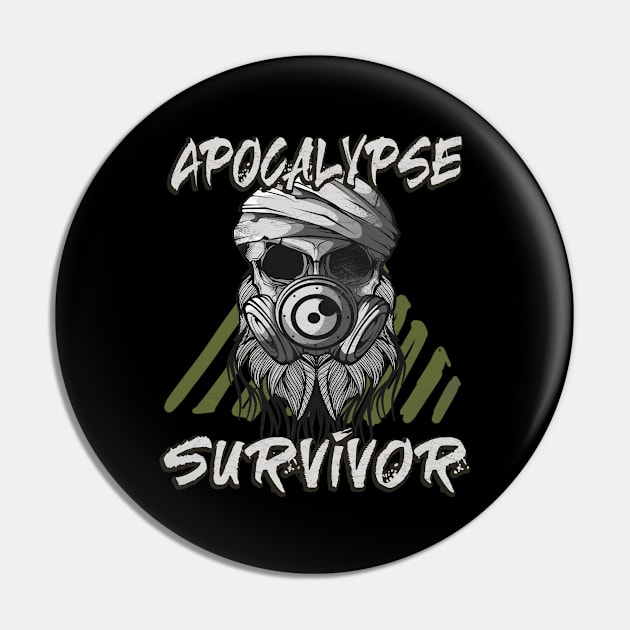 Apocalypse Survivor Pin by Foxxy Merch