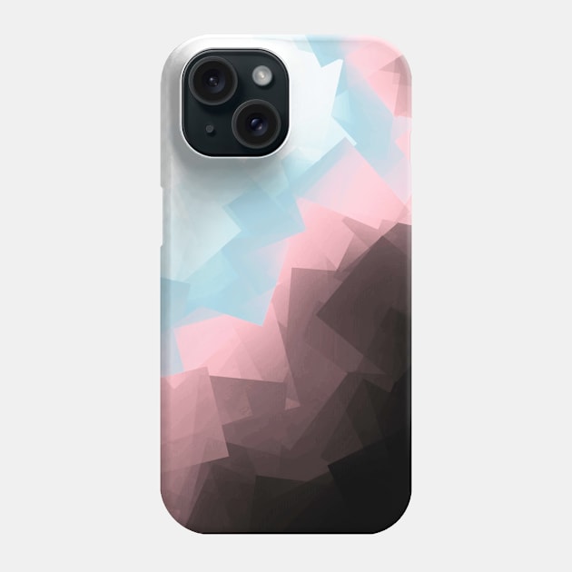 Transfluid Pride Abstract Geometric Radiance Phone Case by VernenInk