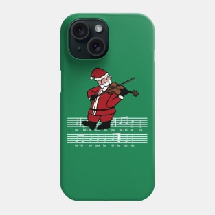 Swinging Santa - Violin Phone Case