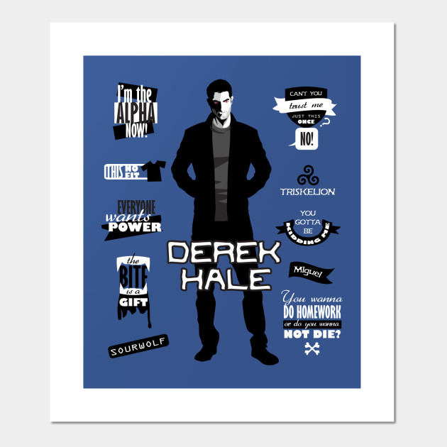 Derek Hale Teen Wolf Quotes Derek Hale Poster Und Kunst Teepublic De The manx triskelion, which dates back with certainty to the late 13th —isle of man show similar quotes. teepublic