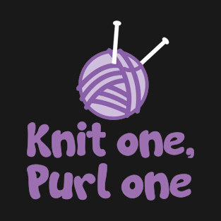 Knit one PURL one T-Shirt