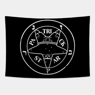 Patrick Star pentagram Tapestry