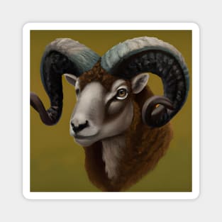 Dorset Horn Ram Magnet