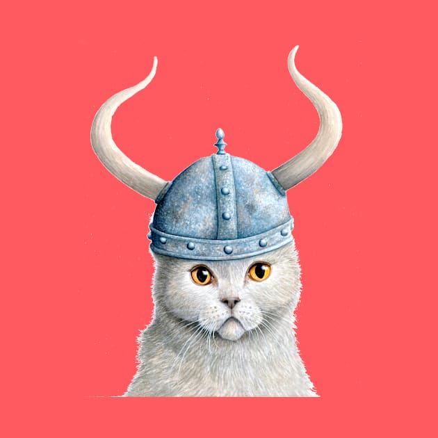 Brave, The Viking Cat by KatherineAppleby