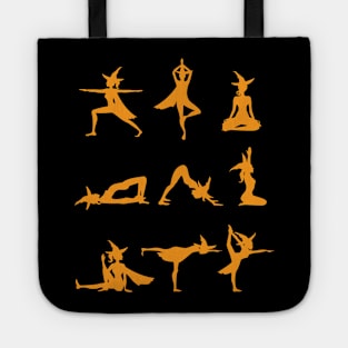 Witch In Yoga Poses Tote