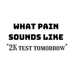 2K test pain indoor rowing T-Shirt