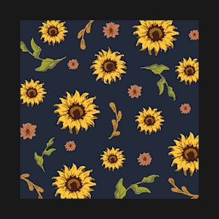 Sunflower Print T-Shirt