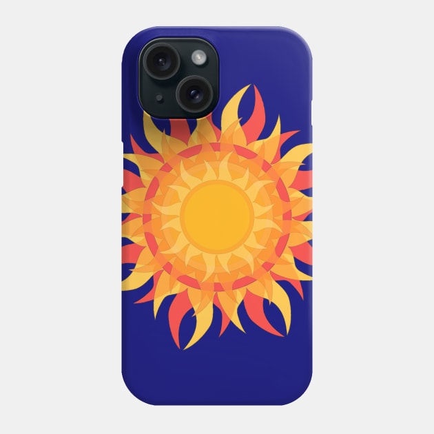 Sun Phone Case by JasonLloyd