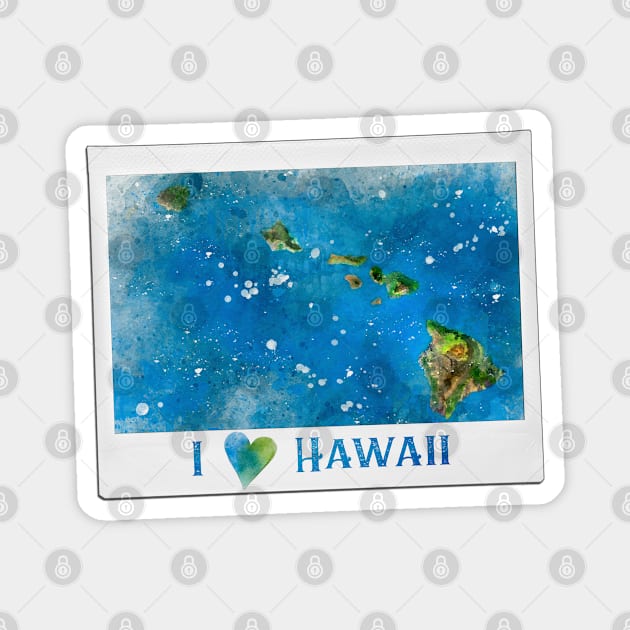 snapshot - i heart hawaii Magnet by mystudiocreate