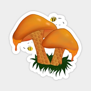 Honey Mushroom Magnet