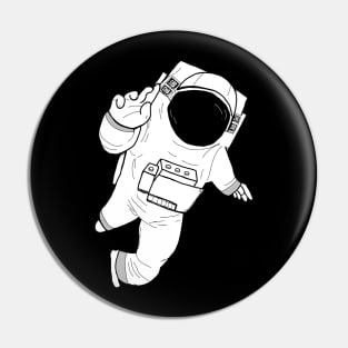 Hand drawn Astronaut Pin