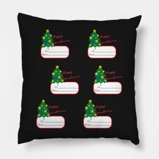 Gift labels for Christmas Pillow