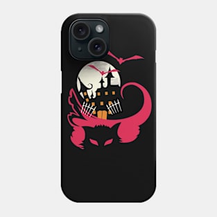 Halloween Party Design Pumpkin Witches Horror Art Gift Tshirt Phone Case