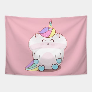 cute unicorn or my little pony with pastel colors Tapestry