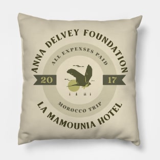 Anna Delvey Foundation All Expenses Paid Morocco Trip 2017 La Mamounia Hotel Pillow