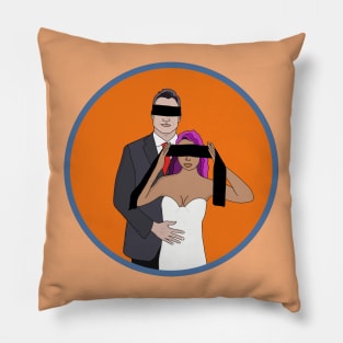 Married Engagement Funny Cartoon Wedding Love Pillow