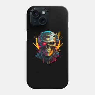 Futuristic Robotic Skull Phone Case