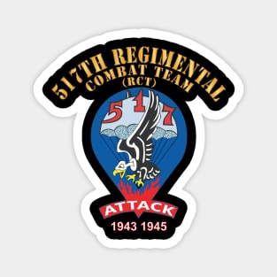 517th Parachute Regimental Combat Team - (RCT) - Attack - 1943 - 1945 X 300 Magnet