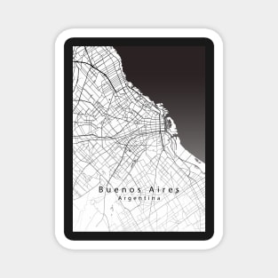 Buenos Aires Argentina City Map Magnet